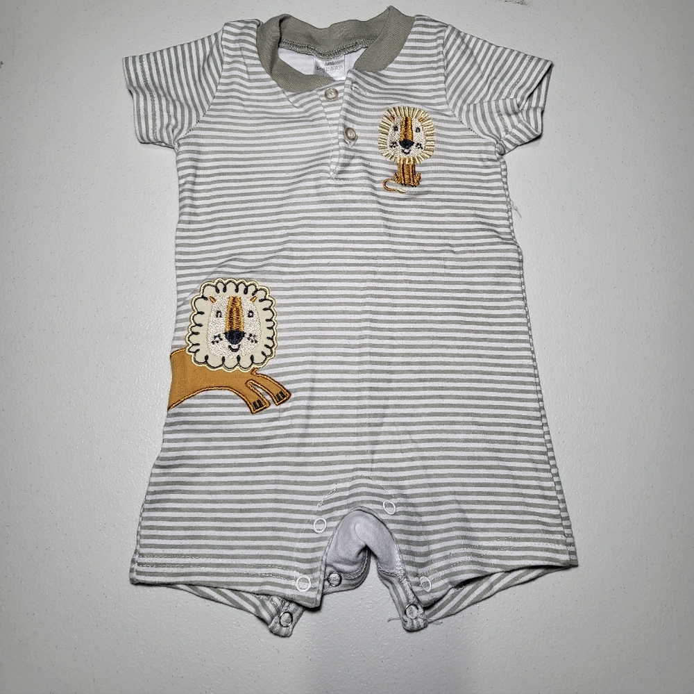 Striped Baby Romper